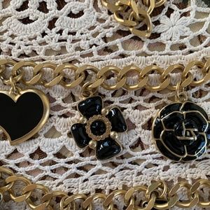 Vintage St. John gold chain belt